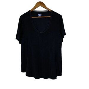 Shebird (size 9) Black Flawless Scoop Neck w/ Built-in Bra 2XL